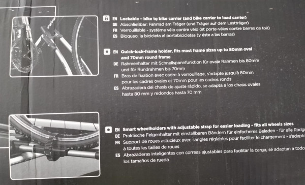 Kotxerako bizikleta euskarria