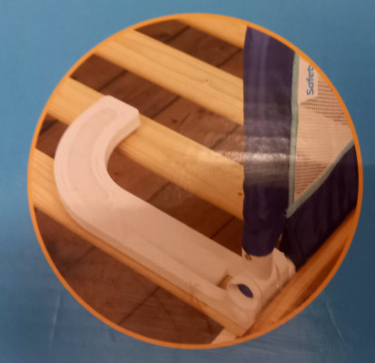 Barrera pequeña para la cama