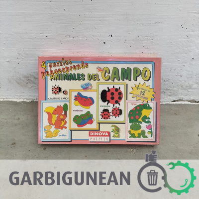 Puzzle Animales del campo